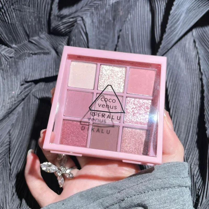 Palet Eyeshadow 9 warna, Rose  - Korean Tea Set ulasan dan harga