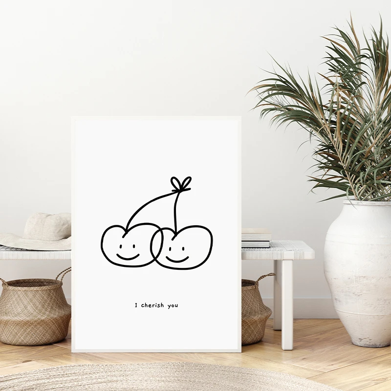 Poster dan Cetakan Kartun Mini - Modern Korean Lifestyle ulasan dan harga