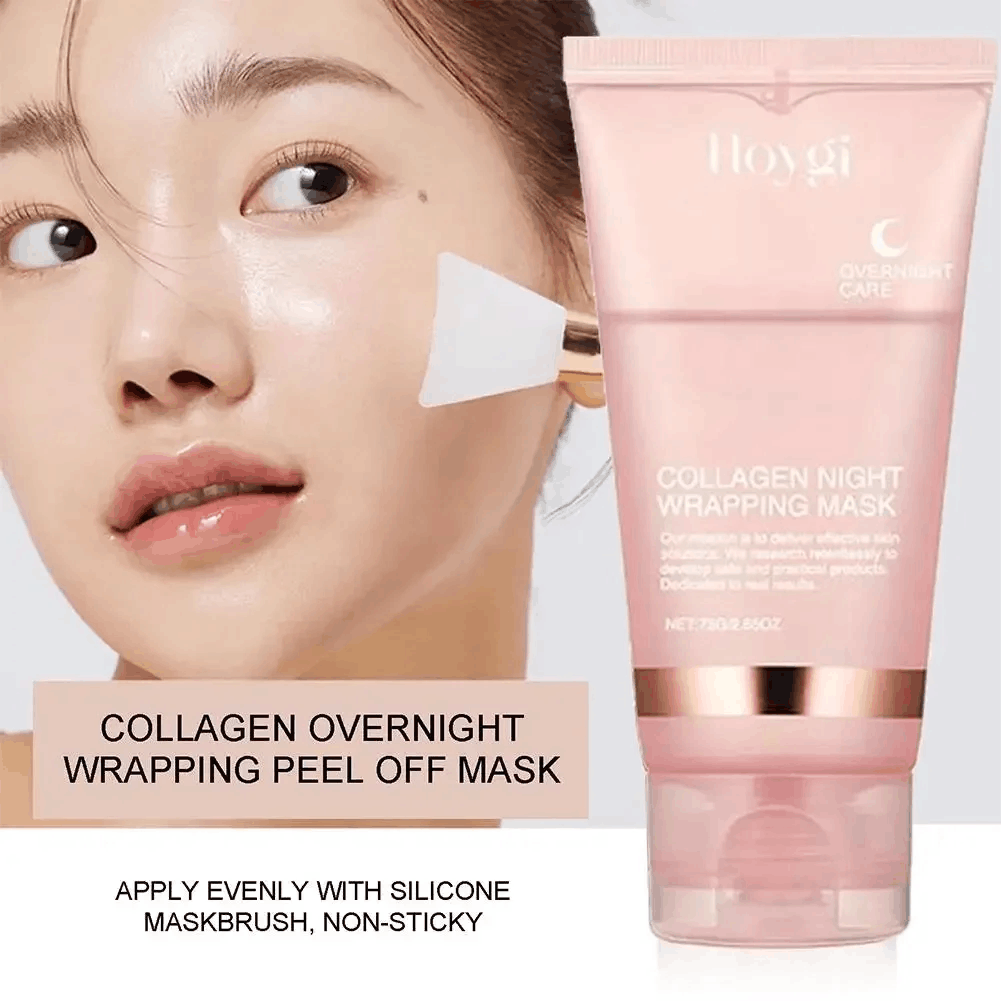 Masker Kolagen Deep Peel Off,  - Sleeping Pack Overnight ulasan dan harga