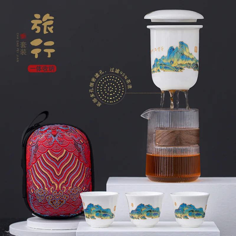 Set Teh Kungfu Travel Teko Can - Korean Tea Set ulasan dan harga