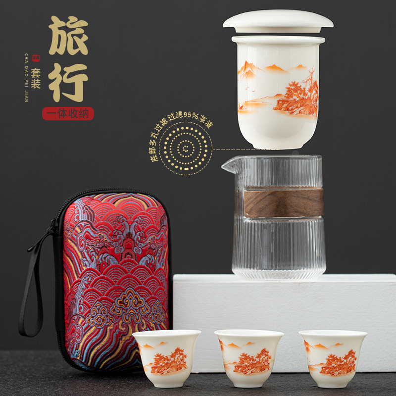 Set Teh Kungfu Travel Teko Can - Korean Tea Set ulasan dan harga