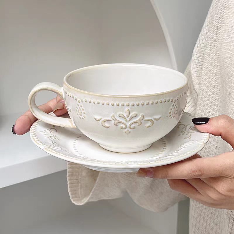 Set cangkir dan piring bunga R - Korean Tea Set ulasan dan harga