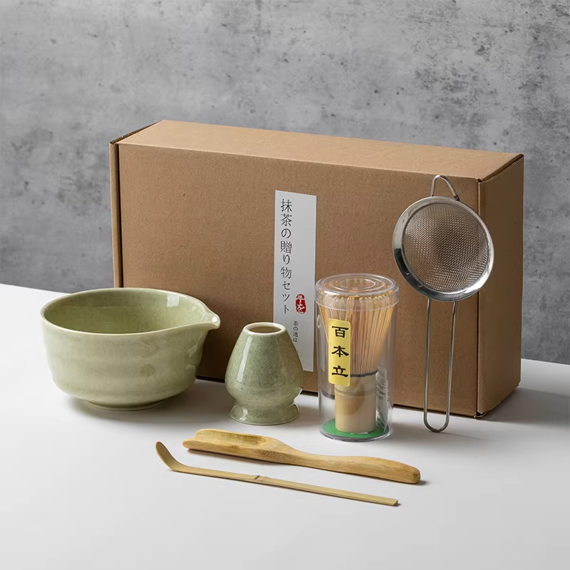 Set teh Matcha gaya Jepang, pe - Korean Tea Set ulasan dan harga