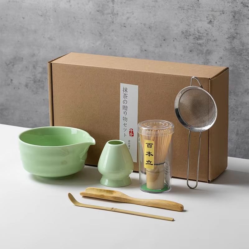 Set teh Matcha gaya Jepang, pe - Korean Tea Set ulasan dan harga