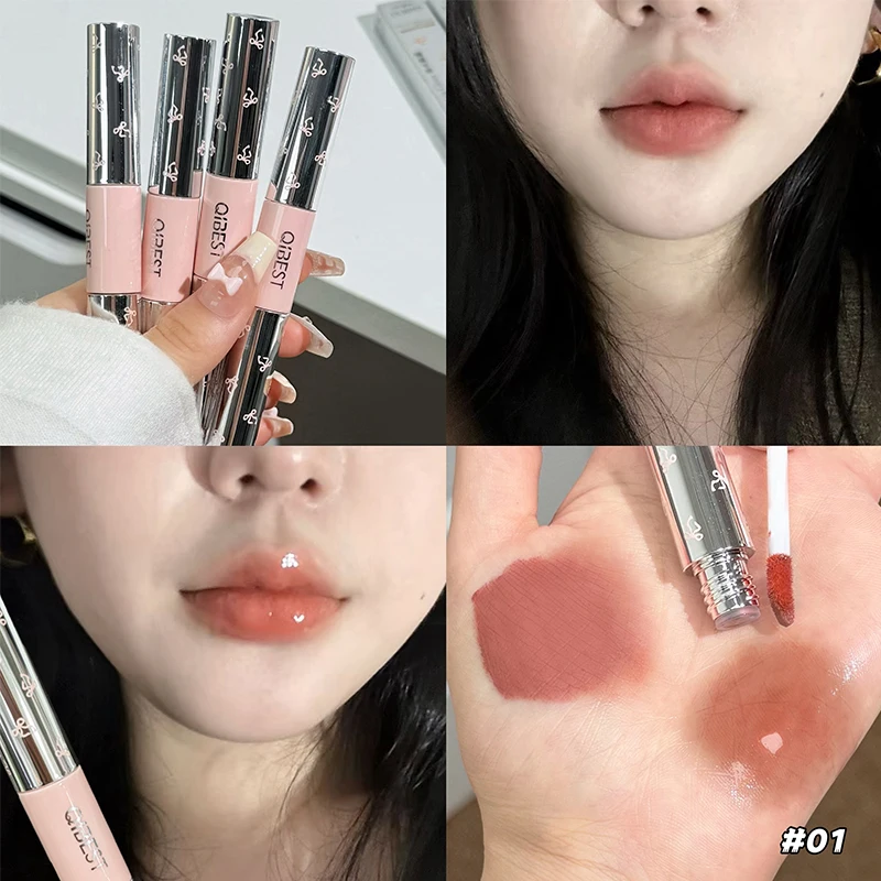QIBEST Lipstik Cair Matte Velv - Lip Tint Korean ulasan dan harga