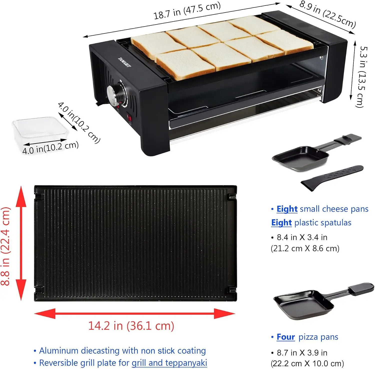 Pemanggang Raclette Portabel u - Korean Bbq Grill ulasan dan harga